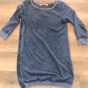 RACHEL sweater dress w side zipper